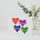 Carte Postale Sensibilisation à la violence domestique (Debout devant)