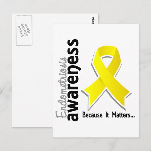 Carte Postale Sensibilisation à l'endométriose 5 (Devant / Derrière)