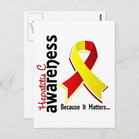 Carte Postale Sensibilisation à l'hépatite C 5 (Devant / Derrière)