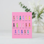 CARTE POSTALE SENSIBILISATION AU CANCER (Debout devant)