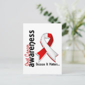 Carte Postale Sensibilisation au cancer de la bouche 5 (Debout devant)