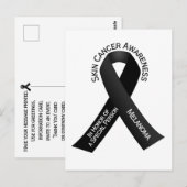 Carte Postale Sensibilisation au cancer de la peau (Devant / Derrière)