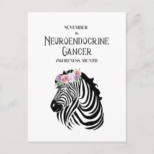 Carte postale Sensibilisation au cancer neuroendoc (Devant)