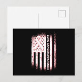 Carte Postale Sensibilisation au cancer Survivant Sensibilisatio (Devant / Derrière)