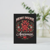 Carte Postale Sensibilisation aux maladies cardiaques (Debout devant)