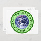 Carte Postale Sensibilisation de l'environnement (Devant / Derrière)