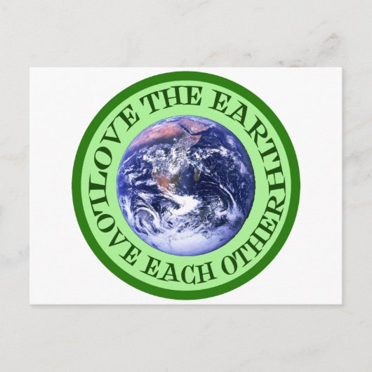 Carte Postale Sensibilisation de l'environnement (Devant)