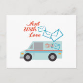 Carte Postale Sent With Love (Devant)