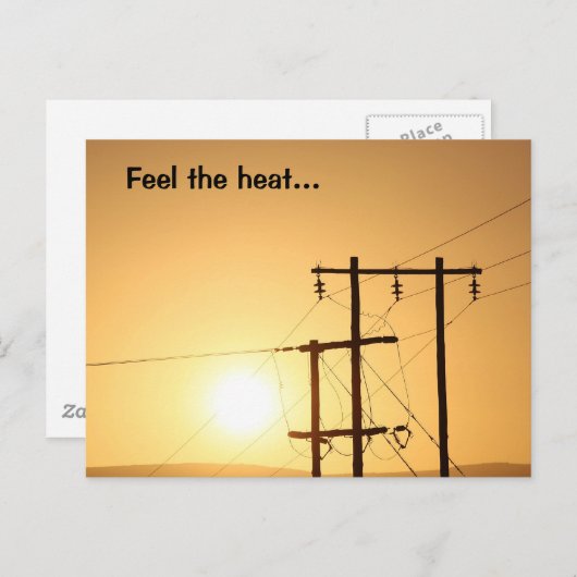 Carte Postale Sentez la chaleur d'un lever de soleil africain (Devant / Derrière)