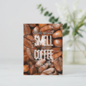 Carte Postale Sentez le café (Debout devant)