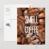 Carte Postale Sentez le café (Devant / Derrière)