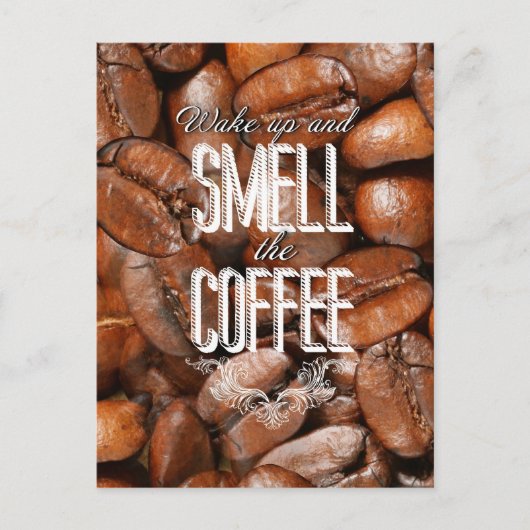 Carte Postale Sentez le café (Devant)