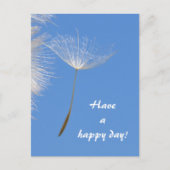 Carte Postale Sentez libre - Flying Dandelion seed (Devant)