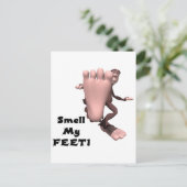 Carte Postale Sentez mes pieds Big Foot Monster (Debout devant)