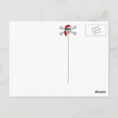 Carte Postale Sentez-vous un petit Pirate Outerbane OBX NC Beach (Dos)