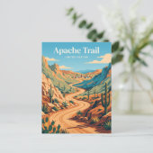 Carte Postale Sentier Apache près de Tortilla Flat Arizona (Debout devant)