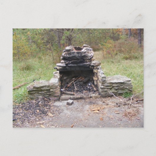 Carte Postale sentier appalachien chute pennsylvanie camp (Devant)