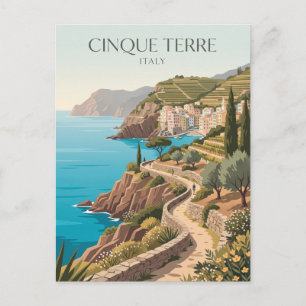 Carte Postale Sentier côtier des Cinque Terre Italie