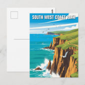 Carte Postale Sentier côtier du Sud-Ouest de l'Angleterre (Devant / Derrière)