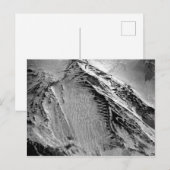 Carte Postale Sentier couvert de neige du Sommet du Mont Fuji (Devant / Derrière)