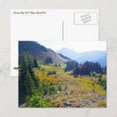 Carte Postale Sentier de Hurricane Ridge (Devant / Derrière)