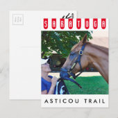 Carte Postale Sentier de l'Asticou 2 ans (Devant / Derrière)