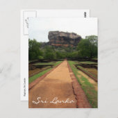 Carte Postale sentier de sigiriya (Devant / Derrière)