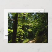 Carte Postale Sentier de Silver Falls (Devant / Derrière)
