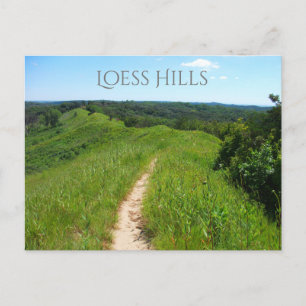 Carte Postale Sentier depuis le point de vue, Loess Hills State 