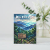 Carte Postale Sentier des Appalaches États-Unis (Debout devant)