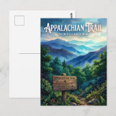 Carte Postale Sentier des Appalaches États-Unis (Devant / Derrière)