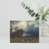 Carte Postale Sentier des bisons : La tempête imminente (Debout devant)