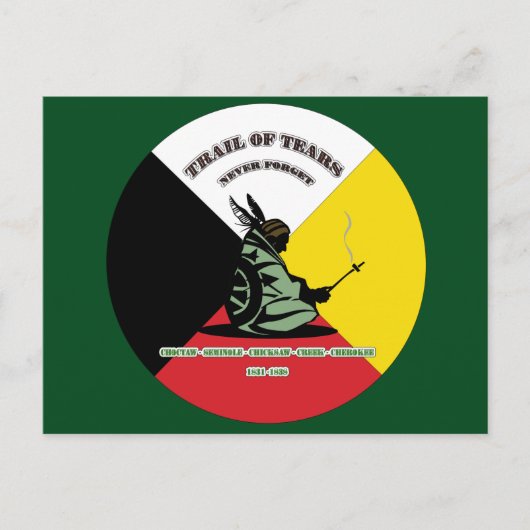 Carte Postale Sentier des larmes (Devant)