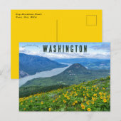 Carte Postale Sentier Dog Mountain Cook Washington États-Unis (Devant / Derrière)