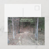 Carte Postale Sentier du parc Russellville, Arkansas (Devant / Derrière)
