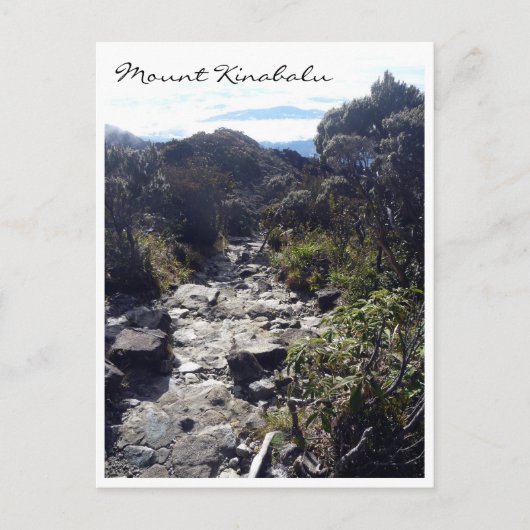 Carte Postale sentier kinabalu (Devant)