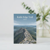 Carte Postale Sentier Knife Edge, Katahdin Maine (Debout devant)