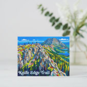 Carte Postale Sentier Knife Edge USA (Debout devant)