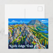 Carte Postale Sentier Knife Edge USA (Devant / Derrière)