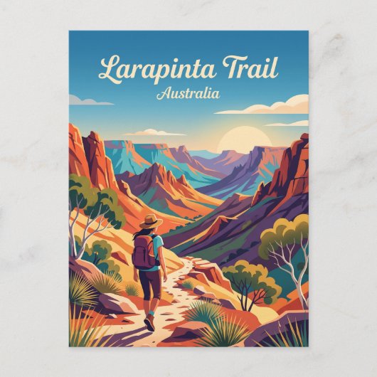 Carte Postale Sentier Larapinta Australie (Devant)