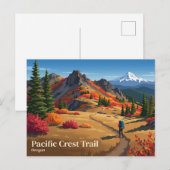 Carte Postale Sentier Pacific Crest Oregon (Devant / Derrière)