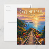 Carte Postale Sentier Skyline Canada (Devant / Derrière)