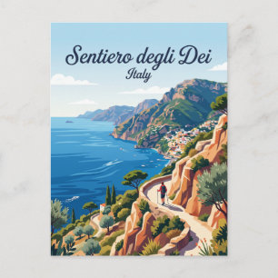 Carte Postale Sentiero degli Dei Italie
