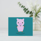 Carte Postale Sentiment de porc (Debout devant)