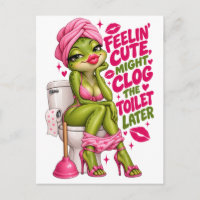 Sentiment mignon, risque de boucher les toilettes