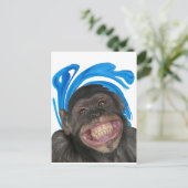 CARTE POSTALE SENTIMENT SI HEUREUX (Debout devant)