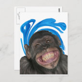 CARTE POSTALE SENTIMENT SI HEUREUX (Devant / Derrière)