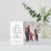 Carte Postale Sentimental, Joyeux Noël, Photo de famille (Debout devant)