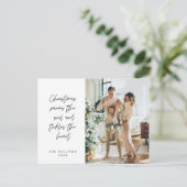 Carte Postale Sentimental, Joyeux Noël, Photo de famille (Debout devant)