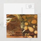 Carte Postale Sentiments au Chocolat (Devant / Derrière)